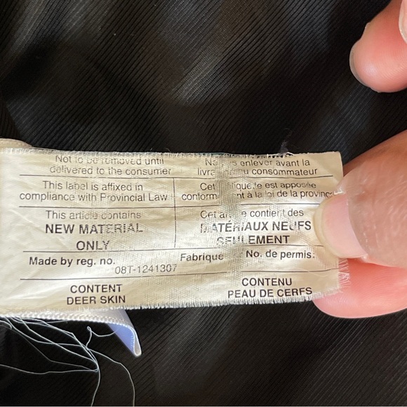 Talula Babaton Canada Made 70% Virgin Wool Double Breast Grey Trench Coat Size L - Picture 9 of 10